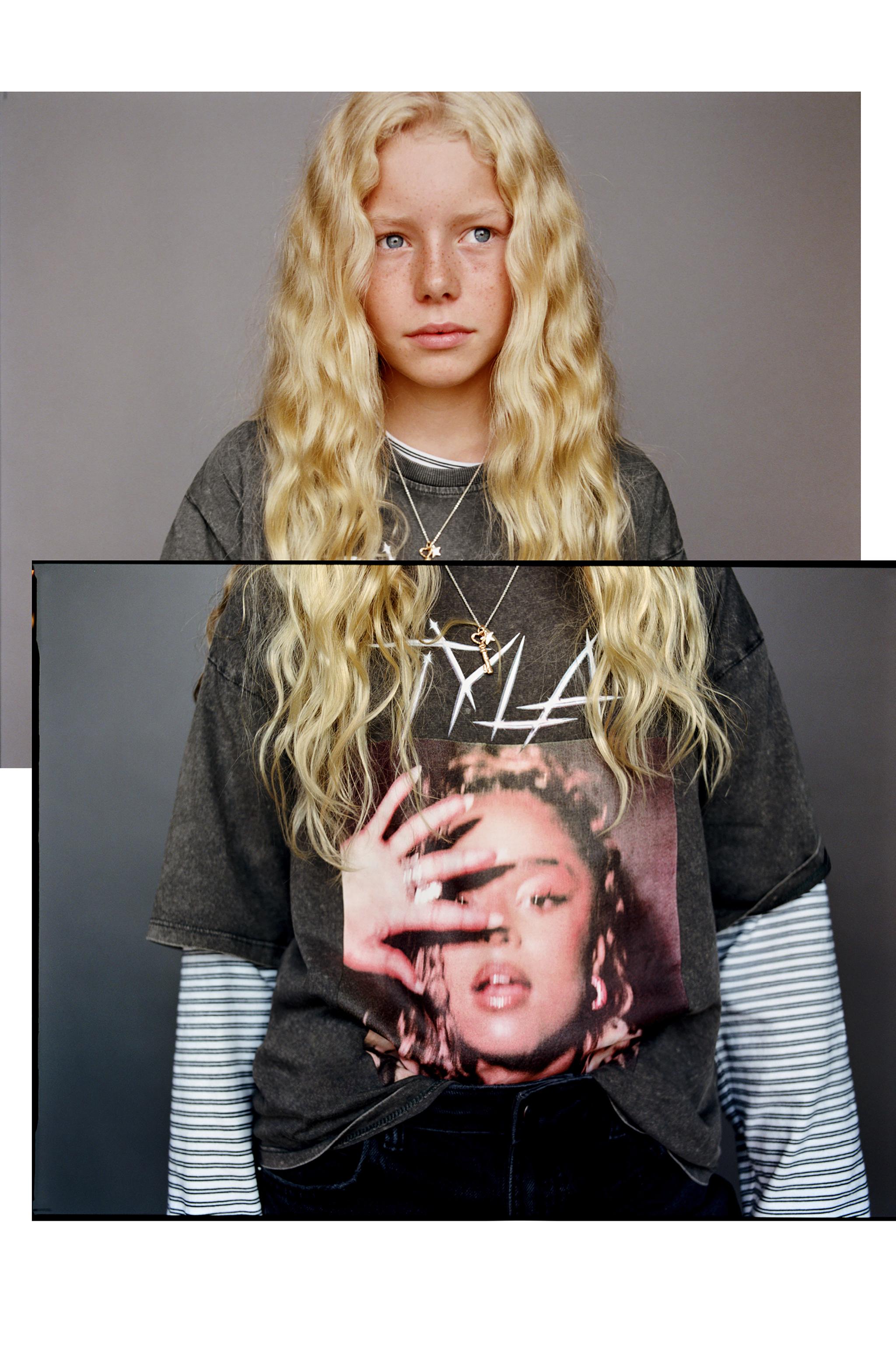 TYLA © WASHED EFFECT T-SHIRT